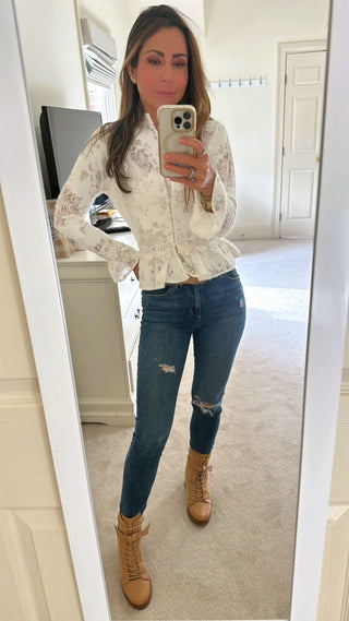 Blusa Peplum Bits