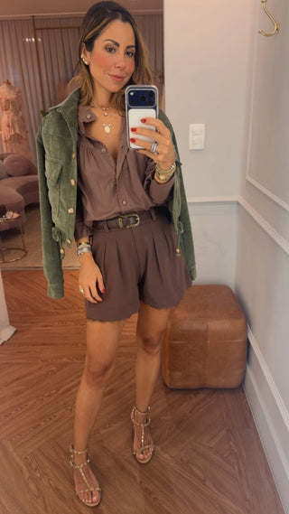 Jaqueta Veludo Montez