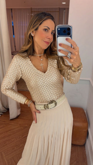 Blusa Paetê Luz