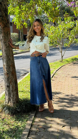 Saia Jeans Damy